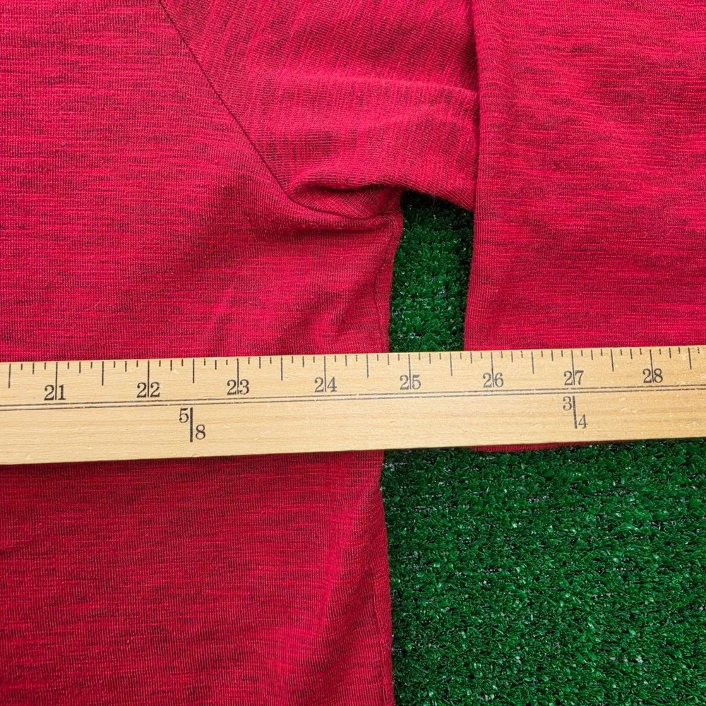 St Louis Cardinals Nike Tshirt Mens 2XL Red 3/4 Sleeve Dri Fit MLB Baseball‎
